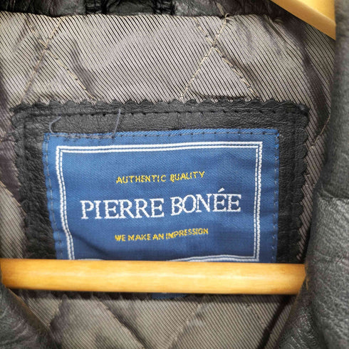 PIERRE BONEE cow leather カウレザーカーコート メンズ LL