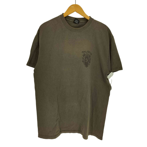ステューシー Stussy 00S メキシコ製 スカルプリント クルーネック S/S Tシャツ メンズ import:L