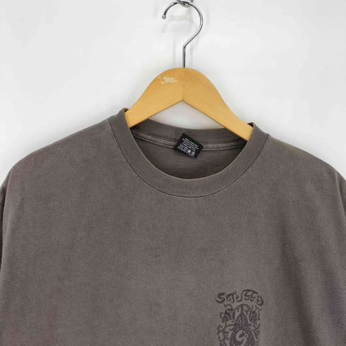 ステューシー Stussy 00S メキシコ製 スカルプリント クルーネック S/S Tシャツ メンズ import:L