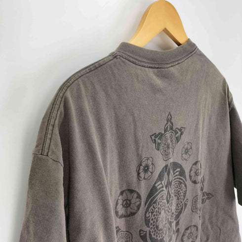 ステューシー Stussy 00S メキシコ製 スカルプリント クルーネック S/S Tシャツ メンズ import:L