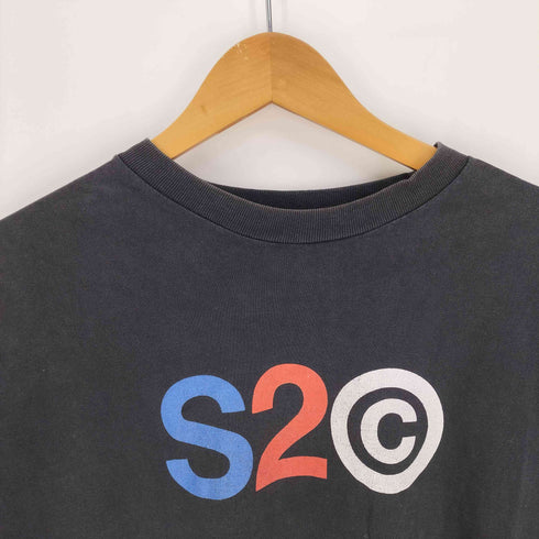 ステューシー Stussy 00S後期 メキシコ製 S2C 両面プリント クルーネック S/S Tシャツ メンズ import:XL