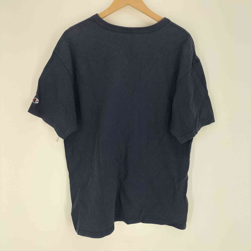 チャンピオン Champion AUTHENTIC 袖 目有り 無地 クルーネック S/S Tシャツ メンズ import:L