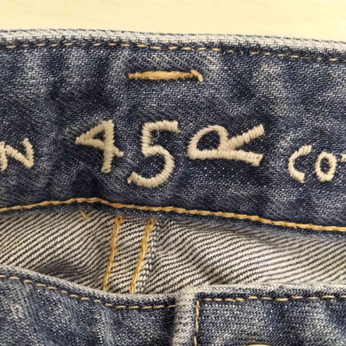 フォーティーファイブアール 45R オフセットループ 耳付き ボタンフライデニム メンズ