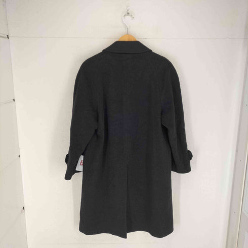 moda d'italia pure cashmere カシミヤ100 比翼ステンカラーコート メンズ S