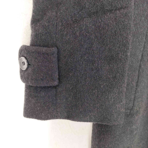 moda d'italia pure cashmere カシミヤ100 比翼ステンカラーコート メンズ S