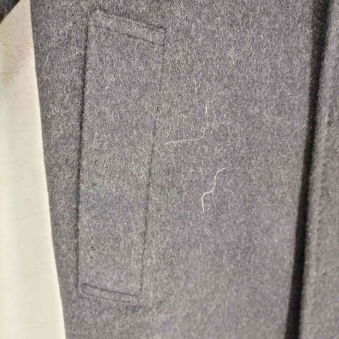 moda d'italia pure cashmere カシミヤ100 比翼ステンカラーコート メンズ S