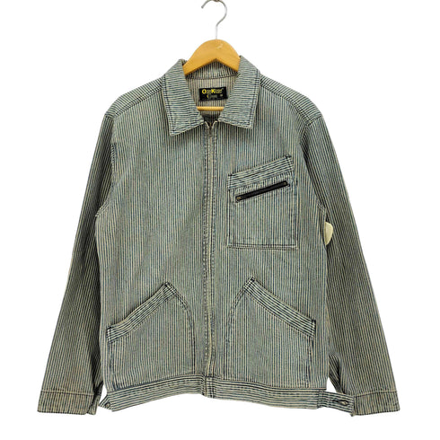 オシュコシュ OSHKOSH ジップアップ ヒッコリー ストライプ デニム ブルゾン メンズ import:M
