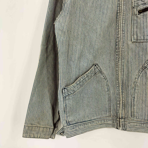 オシュコシュ OSHKOSH ジップアップ ヒッコリー ストライプ デニム ブルゾン メンズ import:M