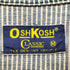 オシュコシュ OSHKOSH ジップアップ ヒッコリー ストライプ デニム ブルゾン メンズ import:M
