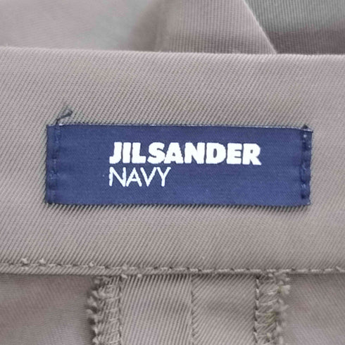 ジルサンダーネイビー JIL SANDER NAVY フロントプリーツ 玉虫 台形 スカート レディース 40