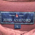 ジョンアッシュフォード JOHN ASHFORD 90-00S ヘリンボーン ツイル L/S ボタンダウン シャツ メンズ import:L