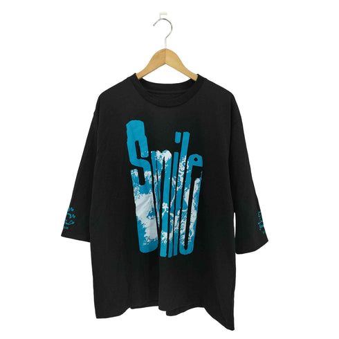 SMILE 両面プリントクルーネックTシャツ メンズ L
