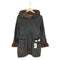 neuf cent neuf lamb leather rex rabbit fur ラムレザーレッキスファーコート レディース 40