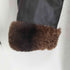 neuf cent neuf lamb leather rex rabbit fur ラムレザーレッキスファーコート レディース 40