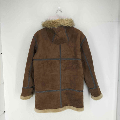 ルーシャット ROUSHATTE フェイクムートンフーデットジャケット ファイヤーマンフック メンズ JPN:M