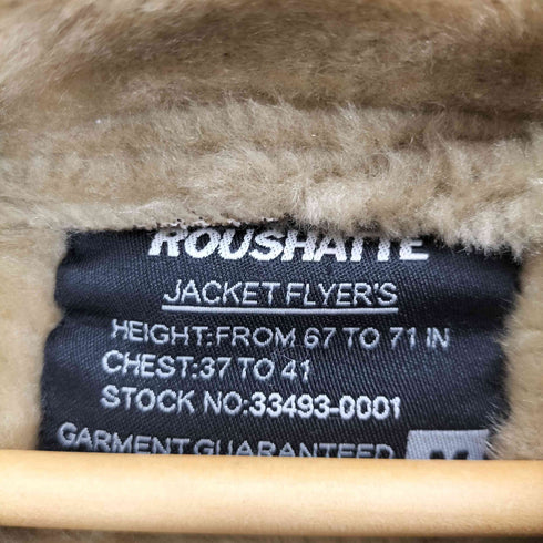 ルーシャット ROUSHATTE フェイクムートンフーデットジャケット ファイヤーマンフック メンズ JPN:M