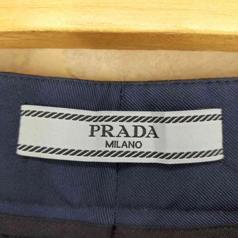 プラダ PRADA テーパードスラックス レディース 38