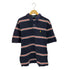 ポロバイラルフローレン Polo by RALPH LAUREN 90s ポニー刺繍ロゴ ボーダー ポロシャツ メンズ import:L