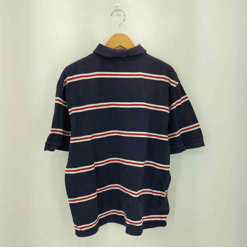 ポロバイラルフローレン Polo by RALPH LAUREN 90s ポニー刺繍ロゴ ボーダー ポロシャツ メンズ import:L