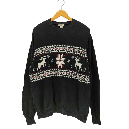 ドッカーズ DOCKERS 00S ノルディック柄 コットン クルーネック ニット メンズ import:L