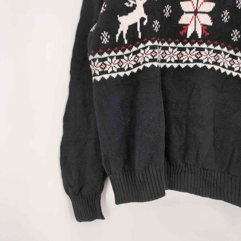 ドッカーズ DOCKERS 00S ノルディック柄 コットン クルーネック ニット メンズ import:L