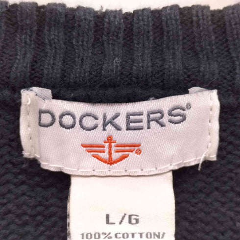 ドッカーズ DOCKERS 00S ノルディック柄 コットン クルーネック ニット メンズ import:L