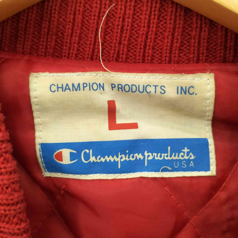 チャンピオン Champion 90s ウール混 スタジャン メンズ L