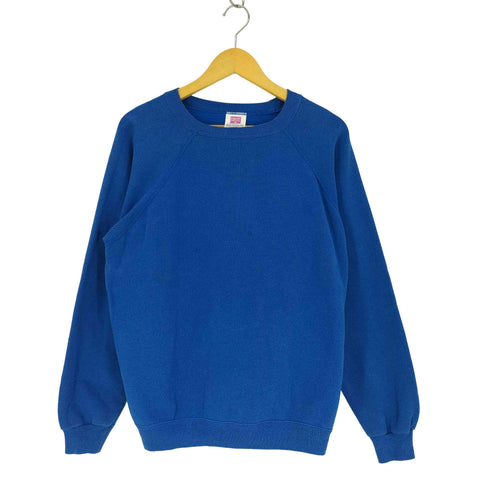 ヘインズ Hanes Her Way ラグランスウェット ブランク 無地 メンズ import:L