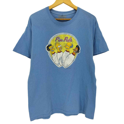 キャラクタープリント クルーネック 半袖Tシャツ メンズ