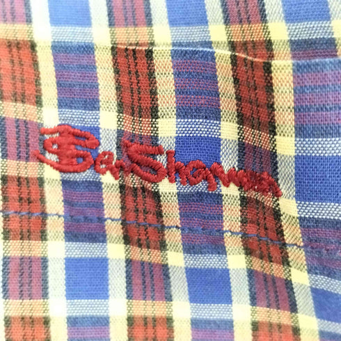 ベンシャーマン Ben Sherman ボタンダウン チェック シャツ メンズ 16インチ
