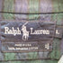 ラルフローレン RALPH LAUREN USA製 ポニー刺繍 ボタンダウン ブラックウォッチ シャツ メンズ import:L