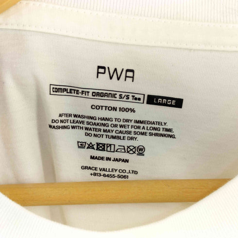 プア PWA LCOMPLETE-FIT ORGANIC S/S TEE オーガニックコットン Tシャツ メンズ JPN:L