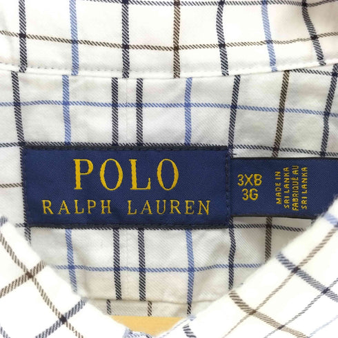 ポロラルフローレン POLO RALPH LAUREN ウィンドウペーン チェック シャツ メンズ 3XB