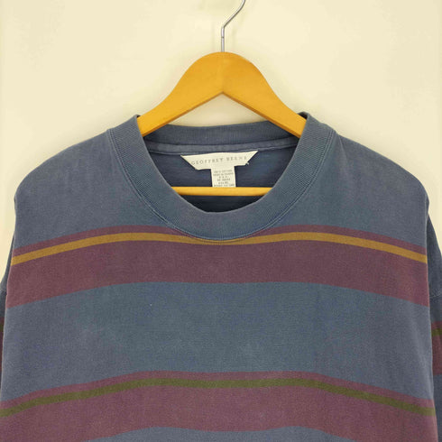 ジェフリービーン GEOFFREY BEENE クルーネック ボーダー スウェット メンズ import:XL