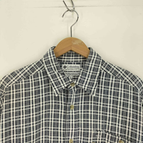 コロンビア Columbia S/S チェックシャツ メンズ JPN:L