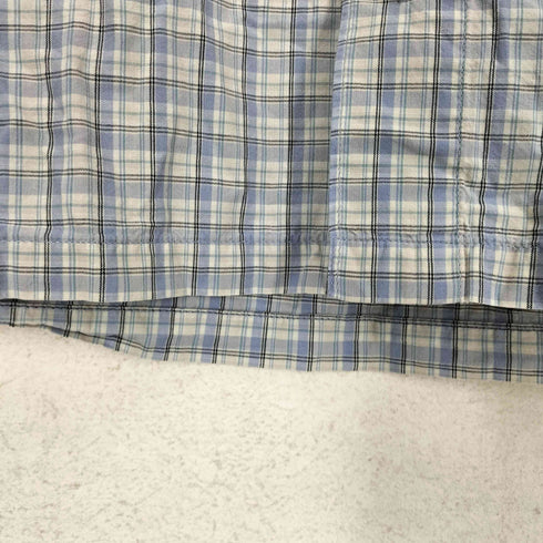 コロンビア Columbia チェック ロゴパッチ ポケット シャツ メンズ import:L
