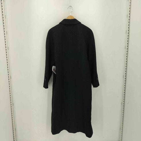 カシミヤ混 ウール ロングステンカラーコート レディース 9AR