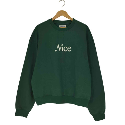 NICE WEATHER SIGNATURE クルーネック スウェット メンズ JPN:L