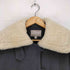 バナナリパブリック BANANA REPUBLIC 襟ボアウールロングコート レディース import:XS