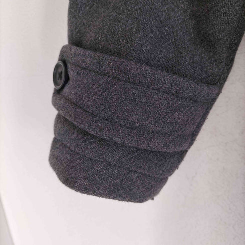 バナナリパブリック BANANA REPUBLIC 襟ボアウールロングコート レディース import:XS