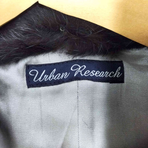 アーバンリサーチ URBAN RESEARCH ラビットファー ウール スタンドカラージャケット レディース 38