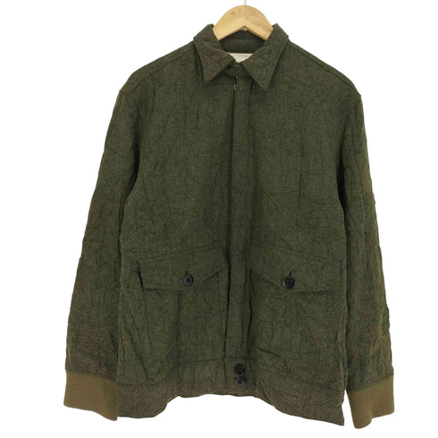 VESTURE BARNS フラップポケット チンストラップ 比翼ジップ ウール ジャケット メンズ US:38