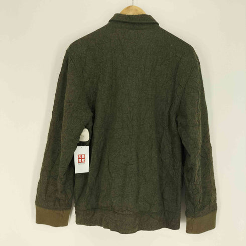 VESTURE BARNS フラップポケット チンストラップ 比翼ジップ ウール ジャケット メンズ US:38