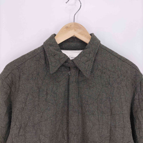 VESTURE BARNS フラップポケット チンストラップ 比翼ジップ ウール ジャケット メンズ US:38
