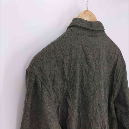 VESTURE BARNS フラップポケット チンストラップ 比翼ジップ ウール ジャケット メンズ US:38