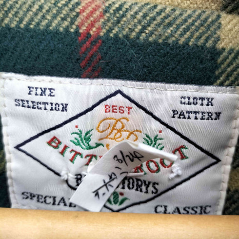 BITTER ROOT 裏ネルチェックマウンテンパーカー メンズ FREE