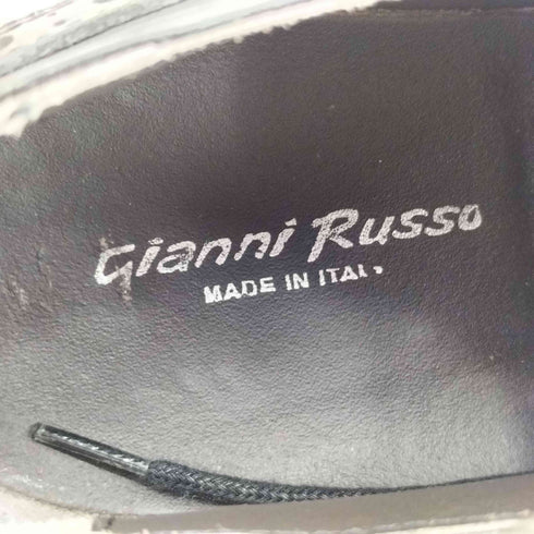 GIANNI RUSSO ストレートチップ レザー ビジネスシューズ メンズ 41