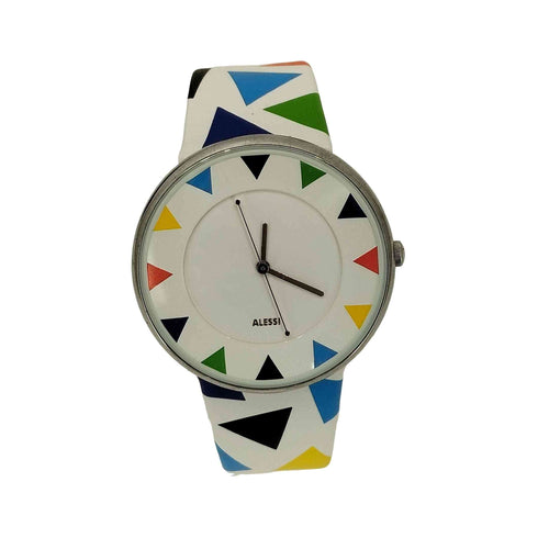 ALESSI Luna Stainless Steel Harlequin Decoration 腕時計 メンズ