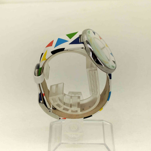 ALESSI Luna Stainless Steel Harlequin Decoration 腕時計 メンズ