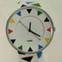 ALESSI Luna Stainless Steel Harlequin Decoration 腕時計 メンズ
